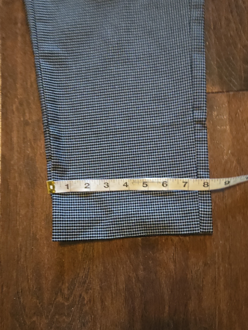 Hilary Radley Black and White Checkered Pull On Pants - Picture 8 of 9